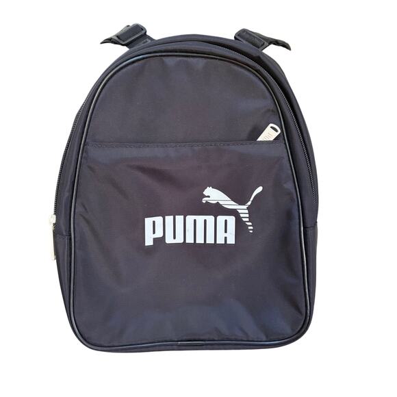 NWOT Puma Mini Black Nylon Backpack w/ Pouch Wristlet 85838901 - Picture 1 of 10